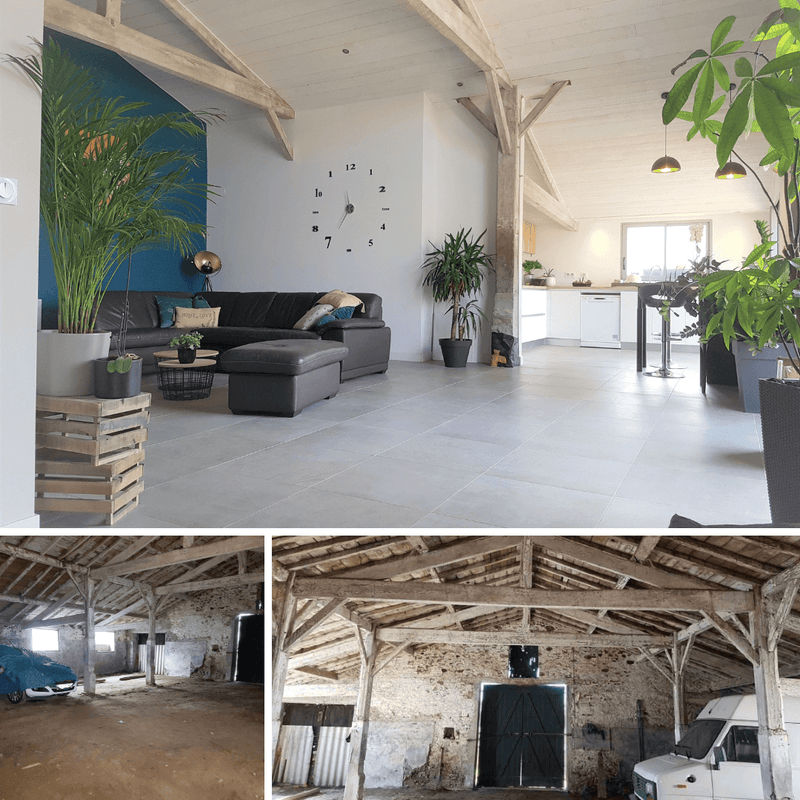 Rénovation d'une grange à Saint Philbert de grand lieu (44310)