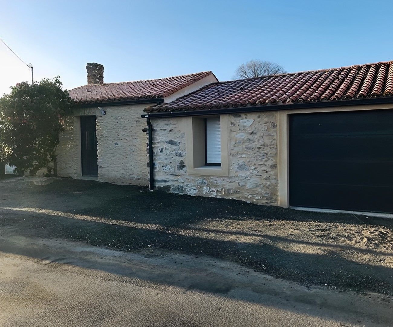 Réhabilitation d'une grange en pierre apparente aux Sorinières 44